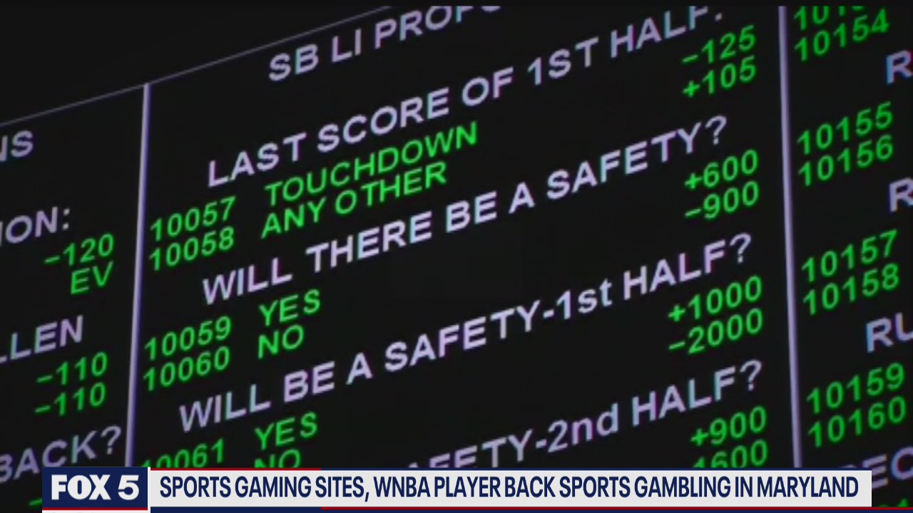 Sports gaming sites, WNBA player back sports gambling in Maryland