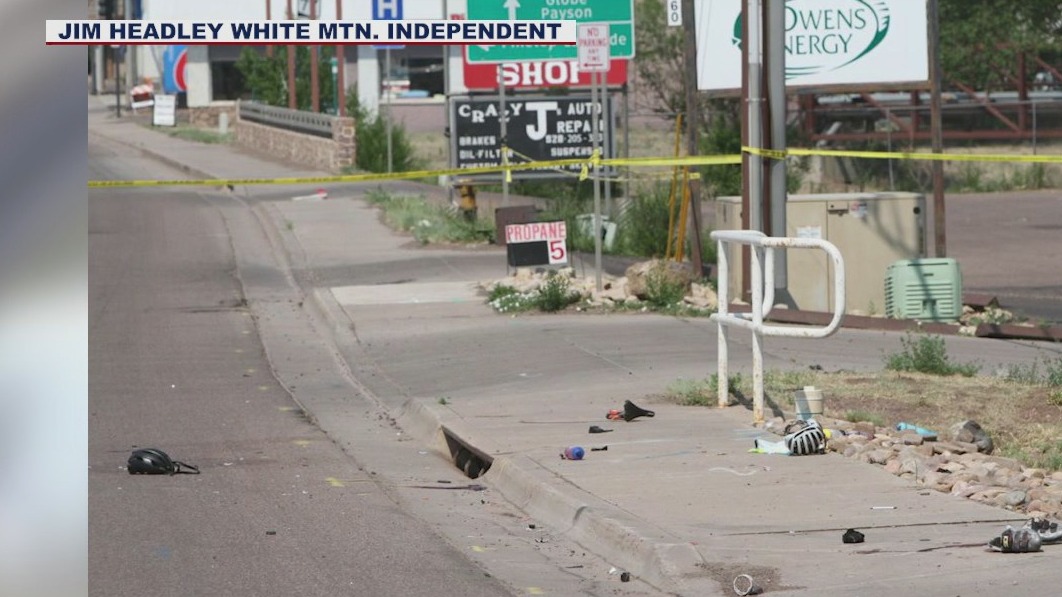 Multiple people critically injured after driver plows through bicyclist group in Show Low; suspect shot