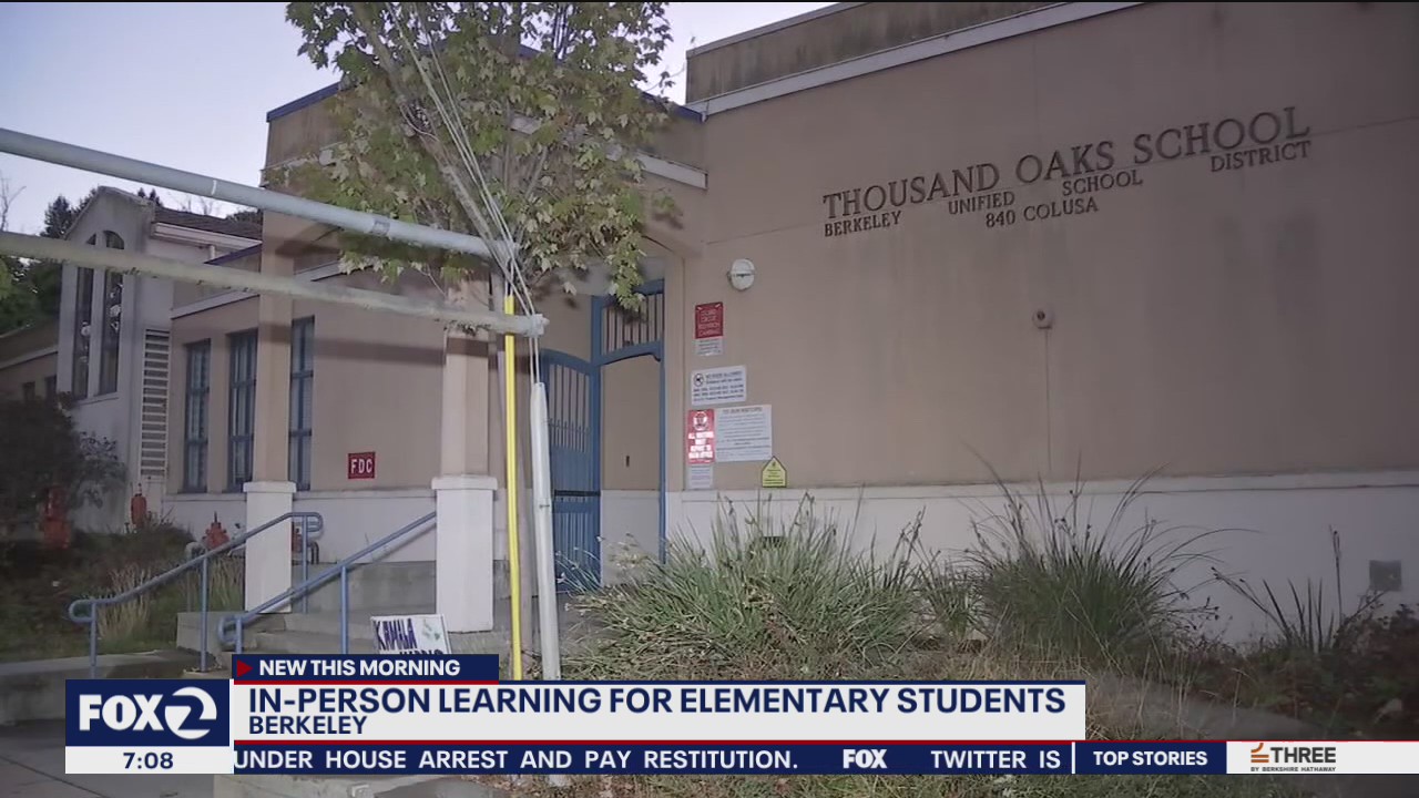 Berkeley elementary students can head back to school, 5 days a week