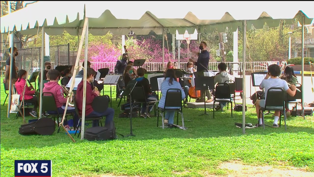 DC Youth Orchestra rehearses in person