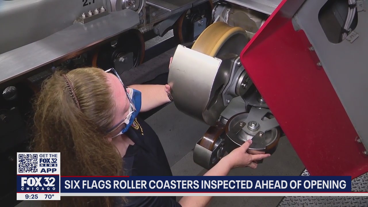 Six Flags Roller Coasters inspected ahead of 2021 opening