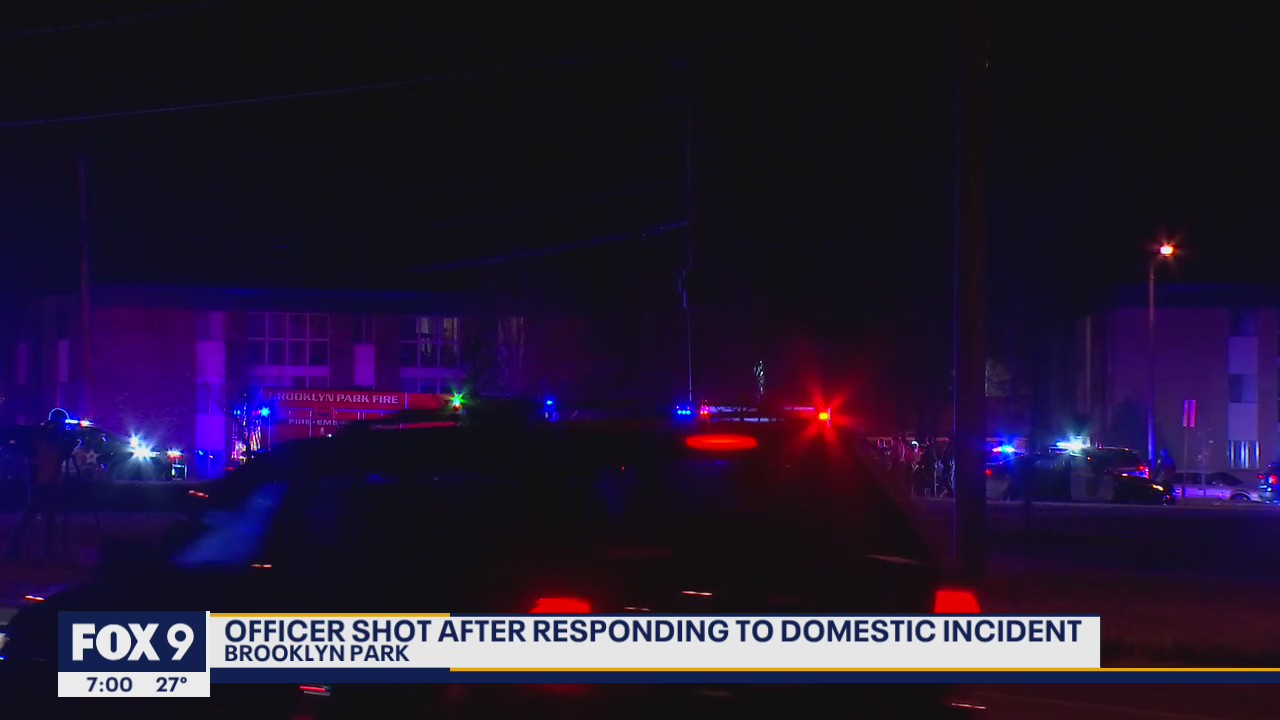 Officer released from hospital after shooting in Brooklyn Park, Minnesota