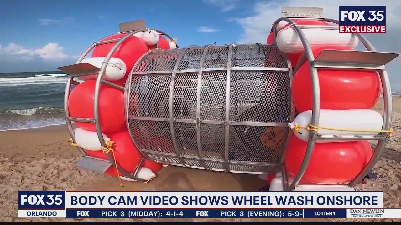 Body cam shows wheel wash onshore