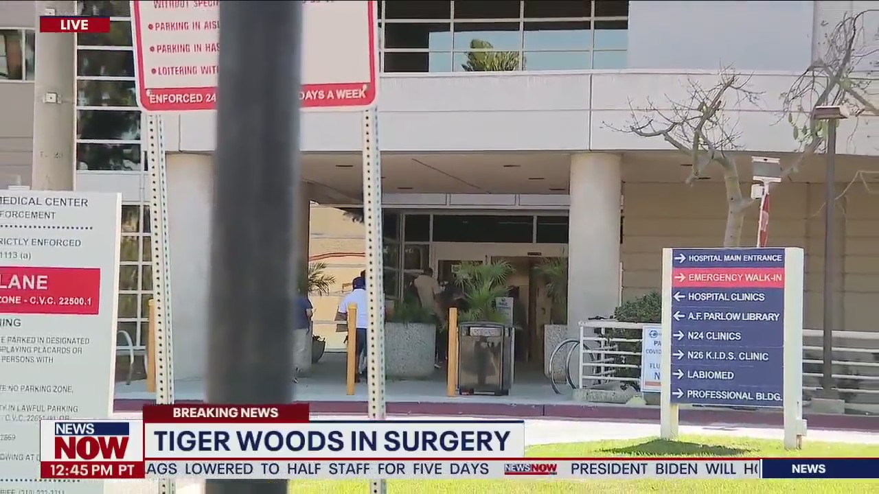 Tiger Woods Car Crash Update: Golfer in surgery after multiple leg injuries I NewsNOW from FOX
