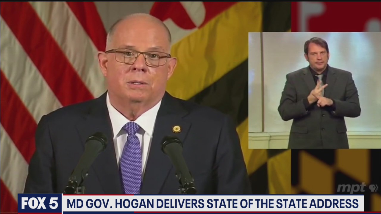 Maryland Gov. Hogan delivers 'State of the State' address