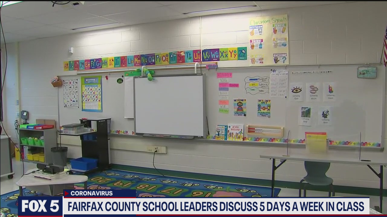 Fairfax County school leaders discuss return to five days of in person learning