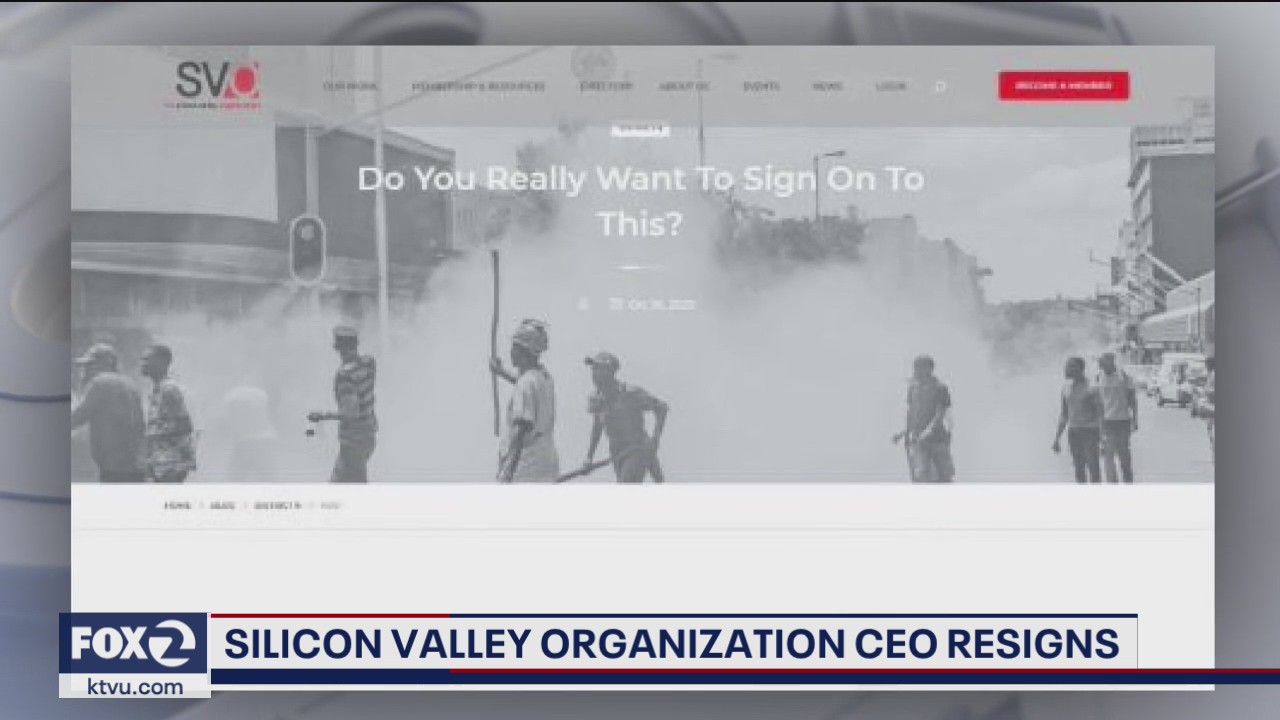 Silicon valley organization CEO resigns