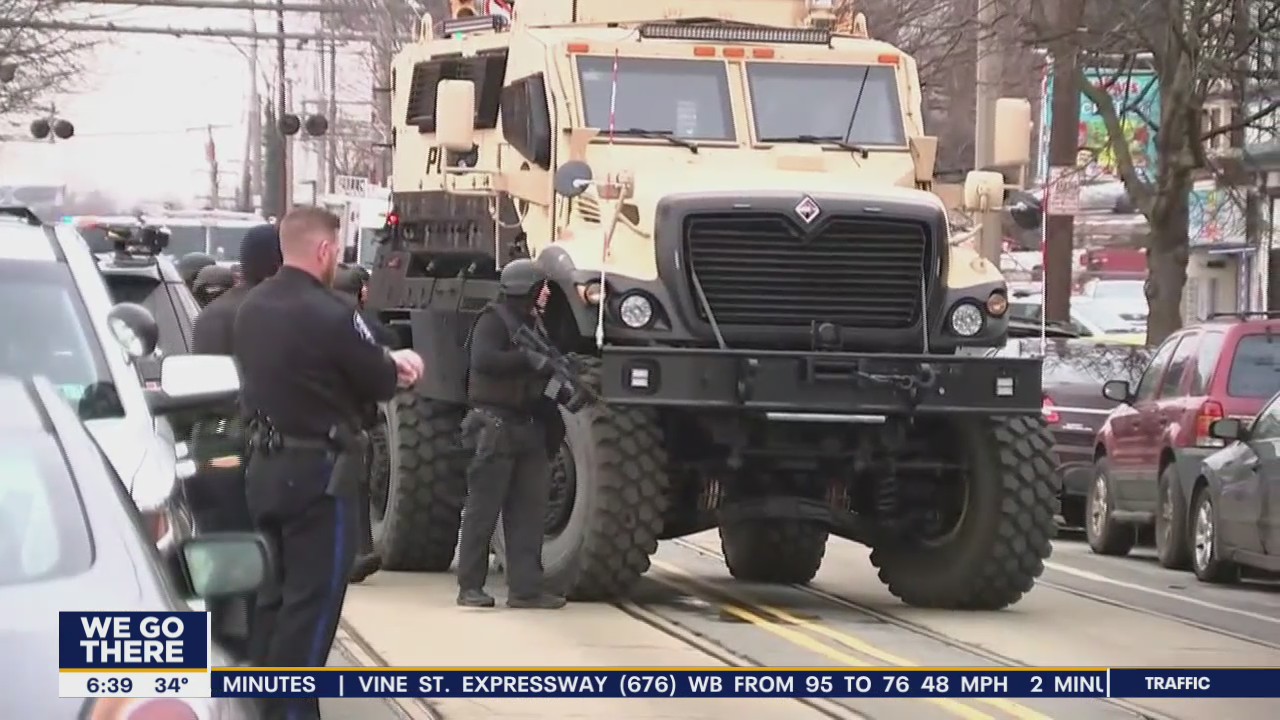Search for suspect underway after barricade in Darby, linked to Walmart shooting