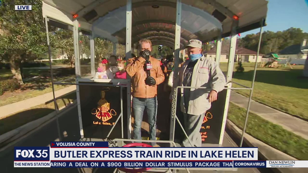 David Martin Reports: Butler Express train ride in Lake Helen