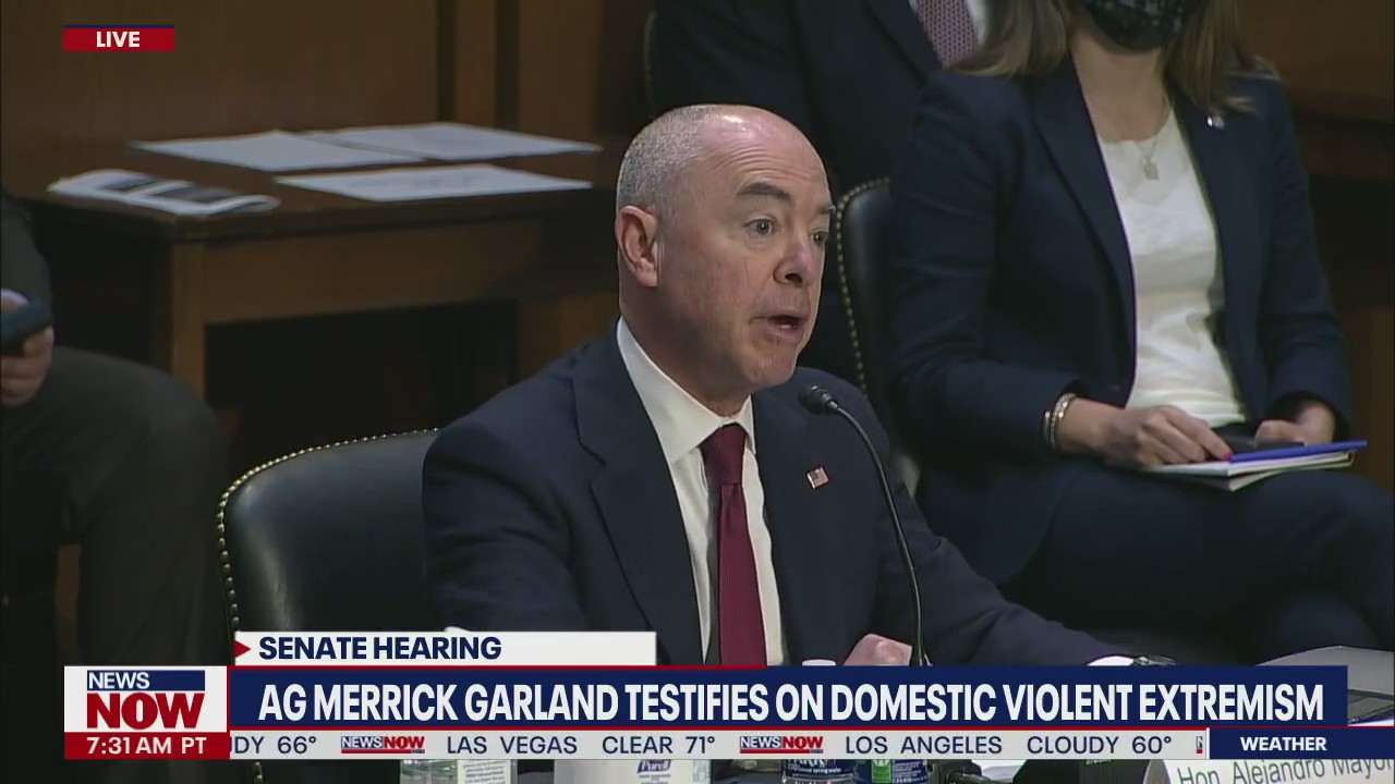 DHS Secretary Mayorkas testifies on domestic violent extremism