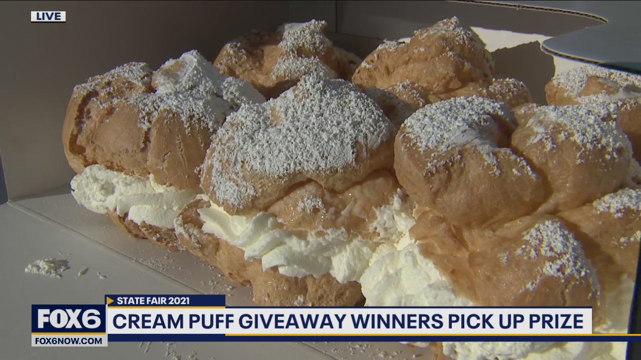 The Wisconsin State Fair is just days away and today FOX 6 & Wisconsin State Fair are giving away 600 6-packs of State Fair Cream Puffs