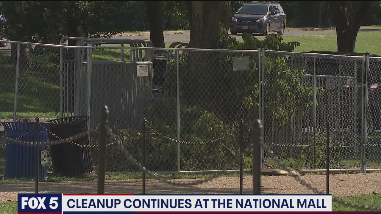 Tornado rips through DC, knocks down 4th of July preparations