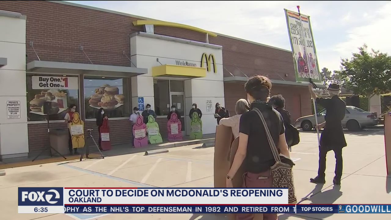 Court to decide on McDonald's reopening