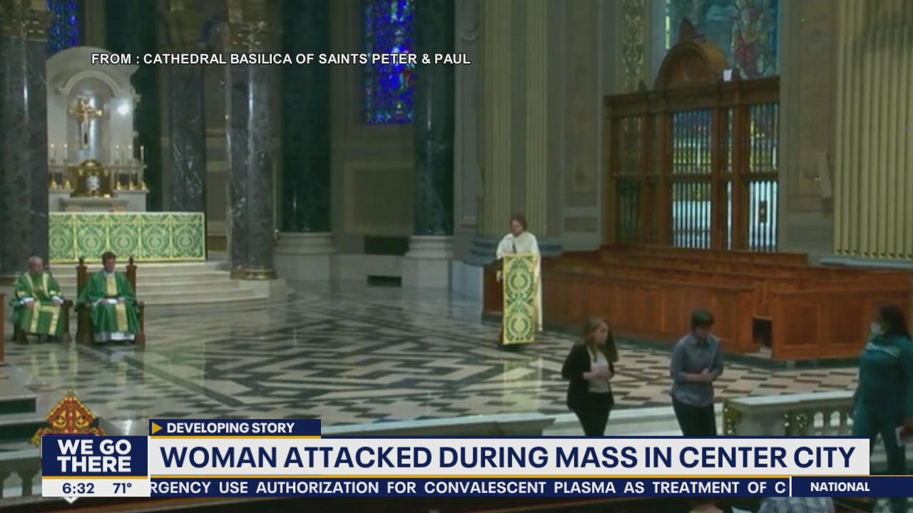Woman attacked during mass in Center City
