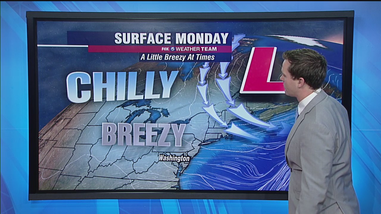 FOX 5 Weather evening forecast for Monday, January 18