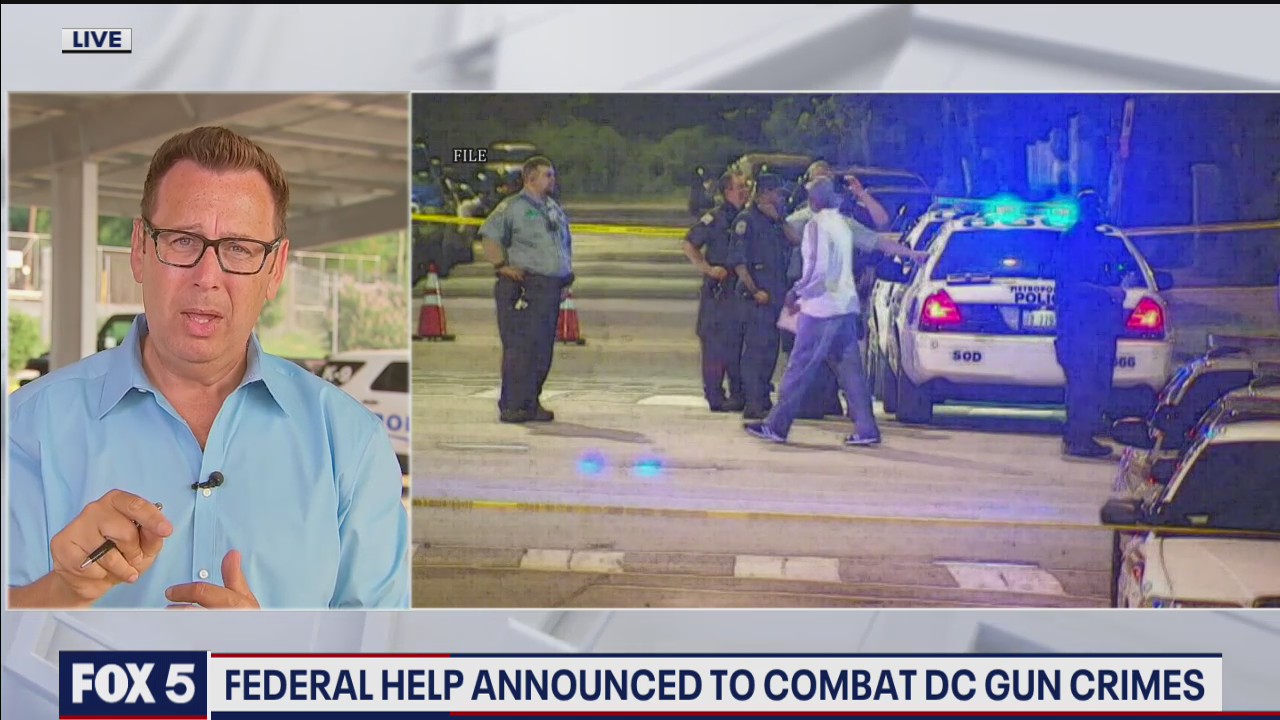 Federal help announced to combat gun violence in DC