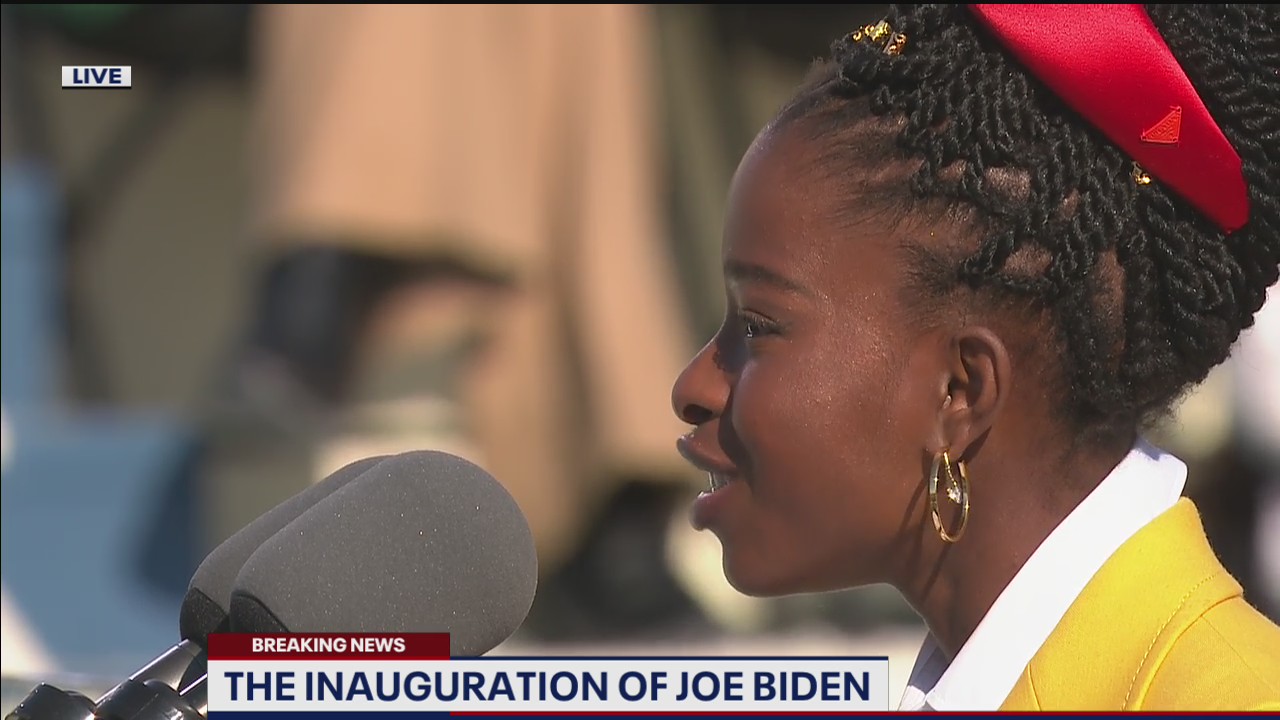 Amanda Gorman makes history as youngest inaugural poet reciting The Hill We Climb