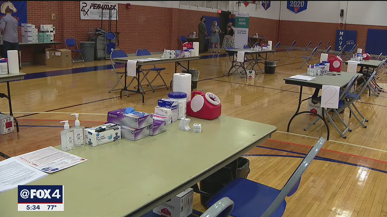 Vaccine site opens at UT Arlington to promote shot among young adults