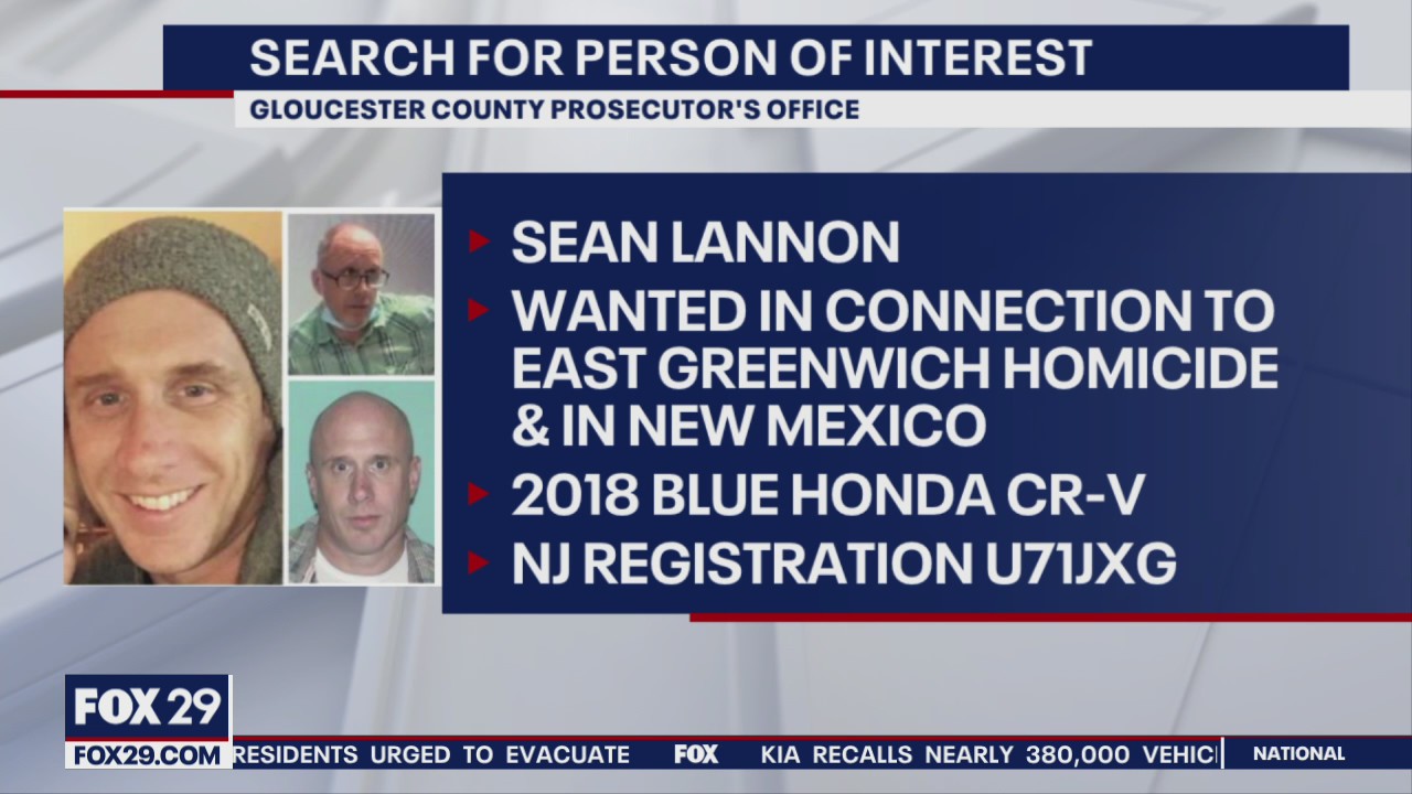 Man wanted for questioning in NJ homicide; person of interest in quadruple murder in New Mexico