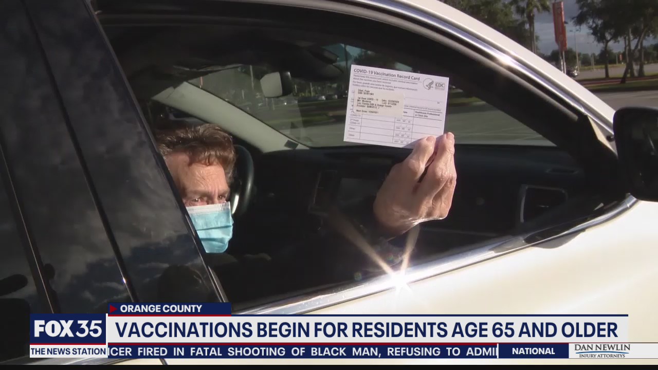 80-year-old one of the first in Orange County to get vaccinated