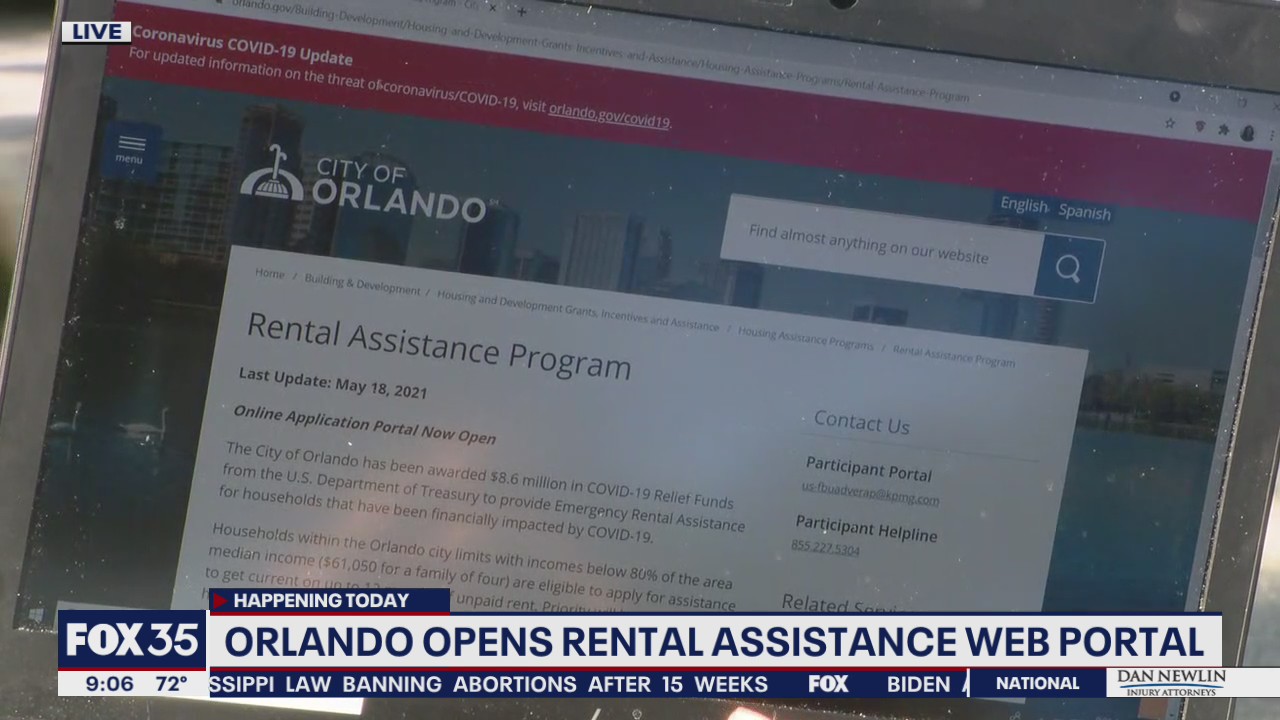 Orlando opens application portal for emergency rental assistance