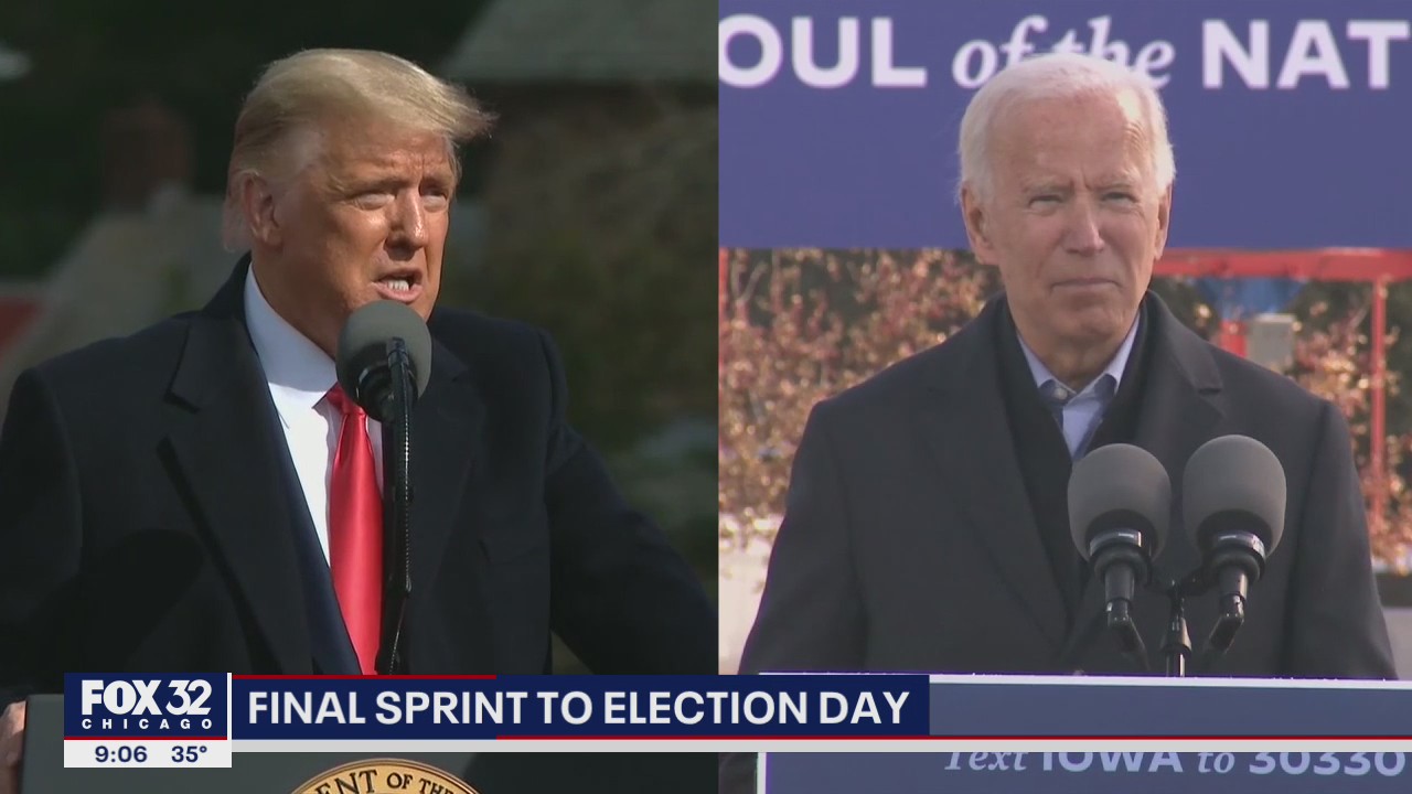 Trump and Biden campaign amidst record early voter turnout