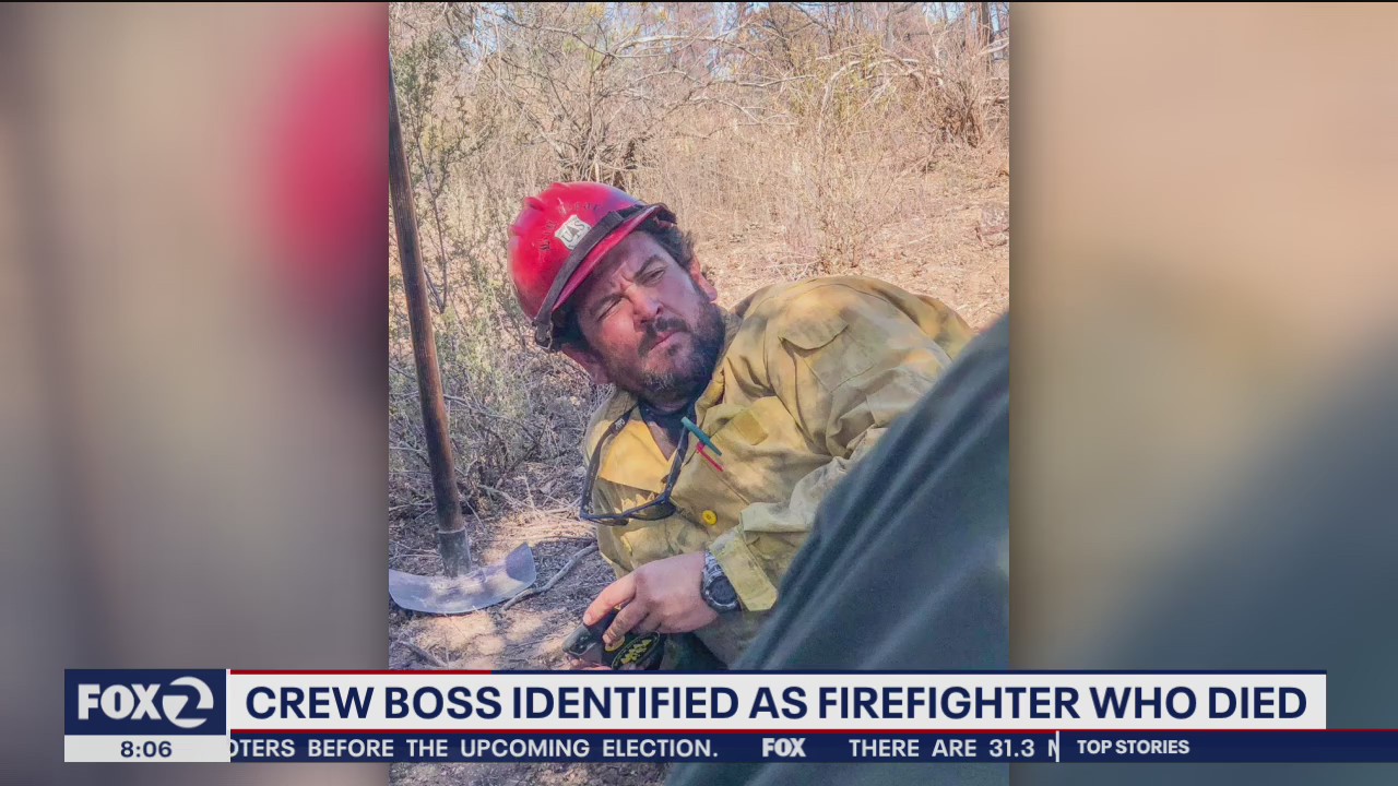 Firefighter who died identified