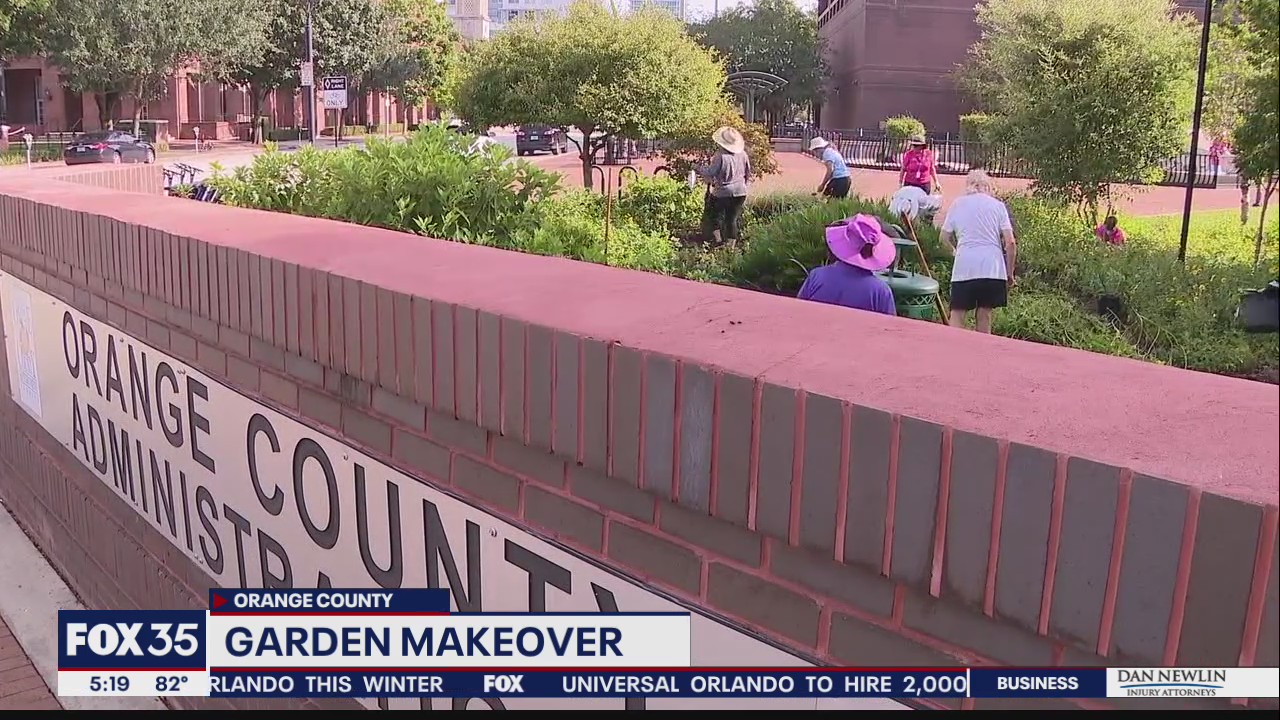 Garden in downtown Orlando receives much-needed makeover