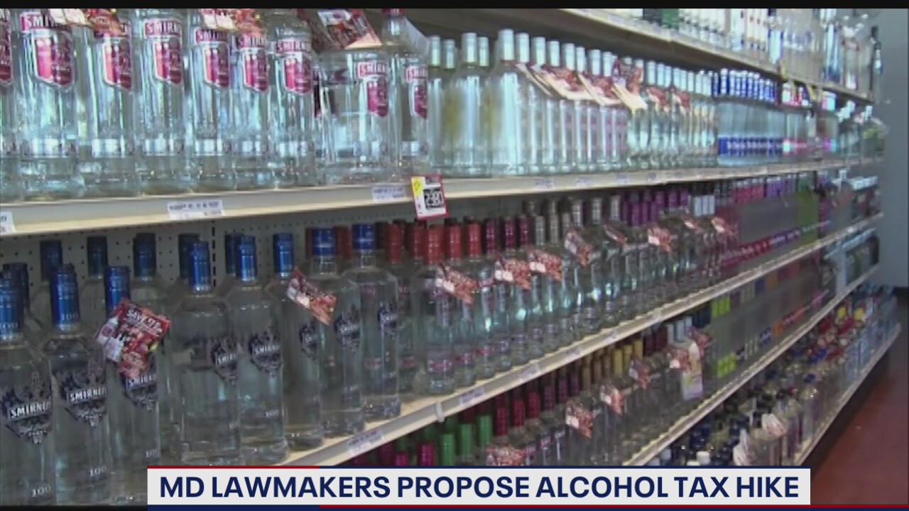 Maryland lawmakers propose alcohol tax hike