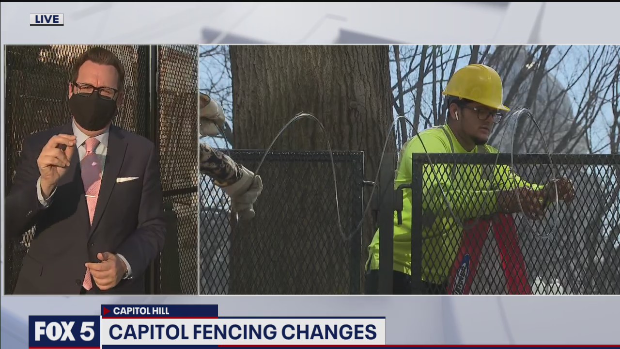 Capitol fencing changes