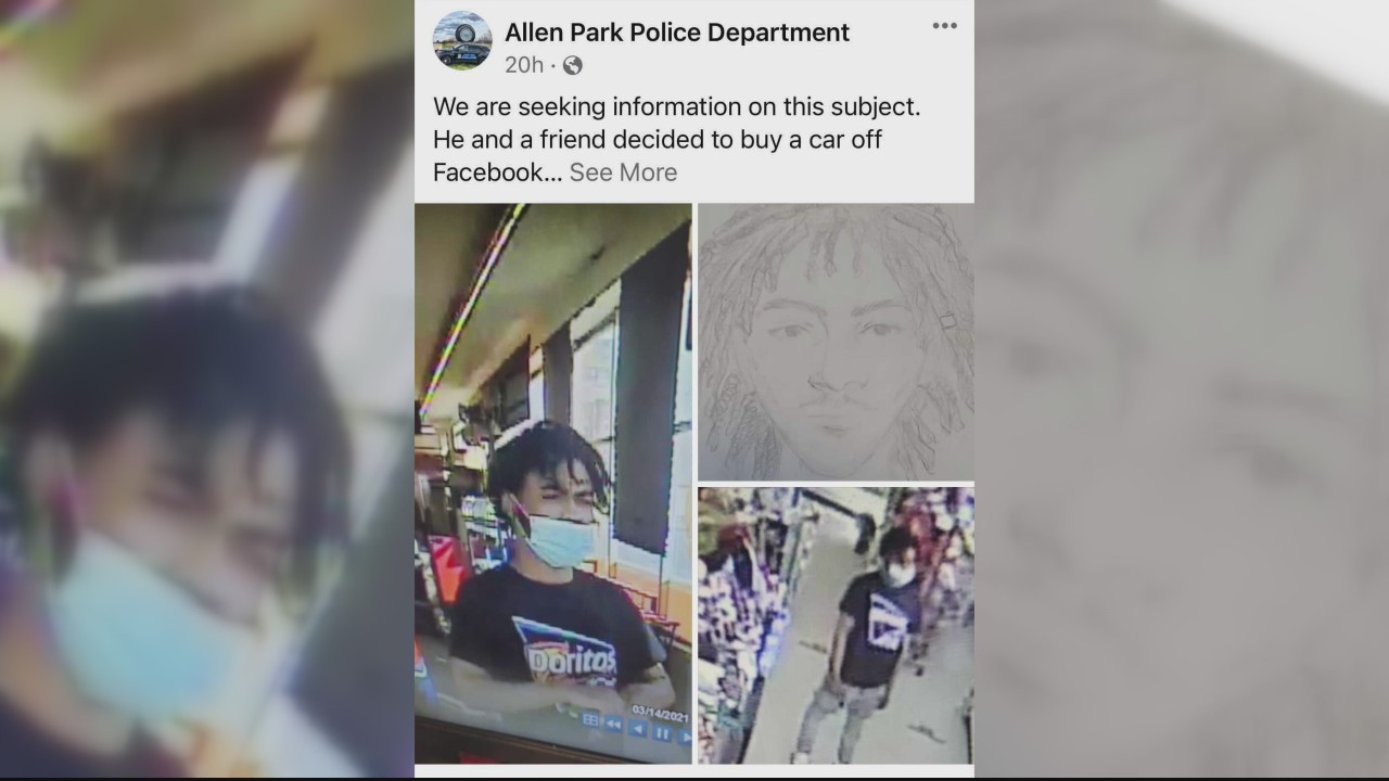 Facebook Marketplace sale turns to carjacking, police pursuit as suspect remains at large