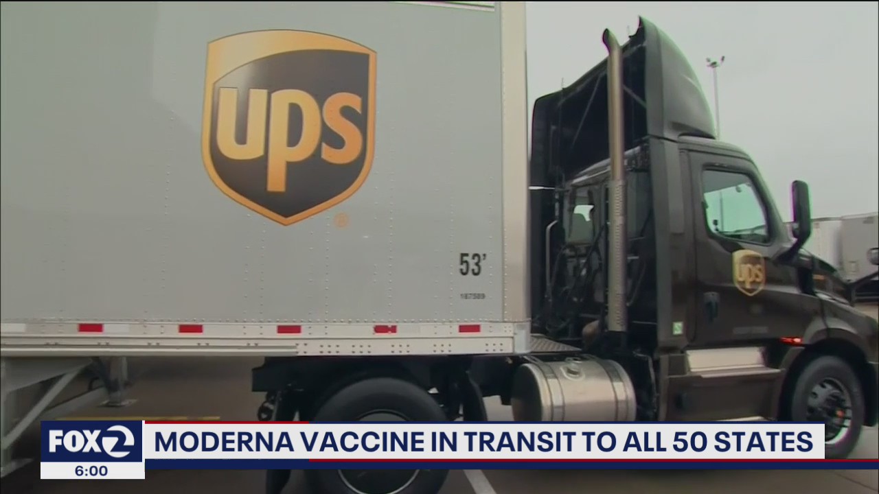 Moderna vaccine in transit to all 50 states
