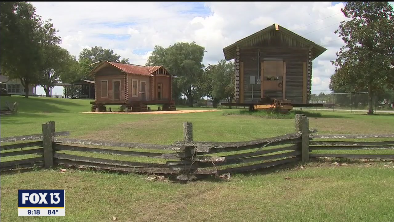 Historic log cabin tour