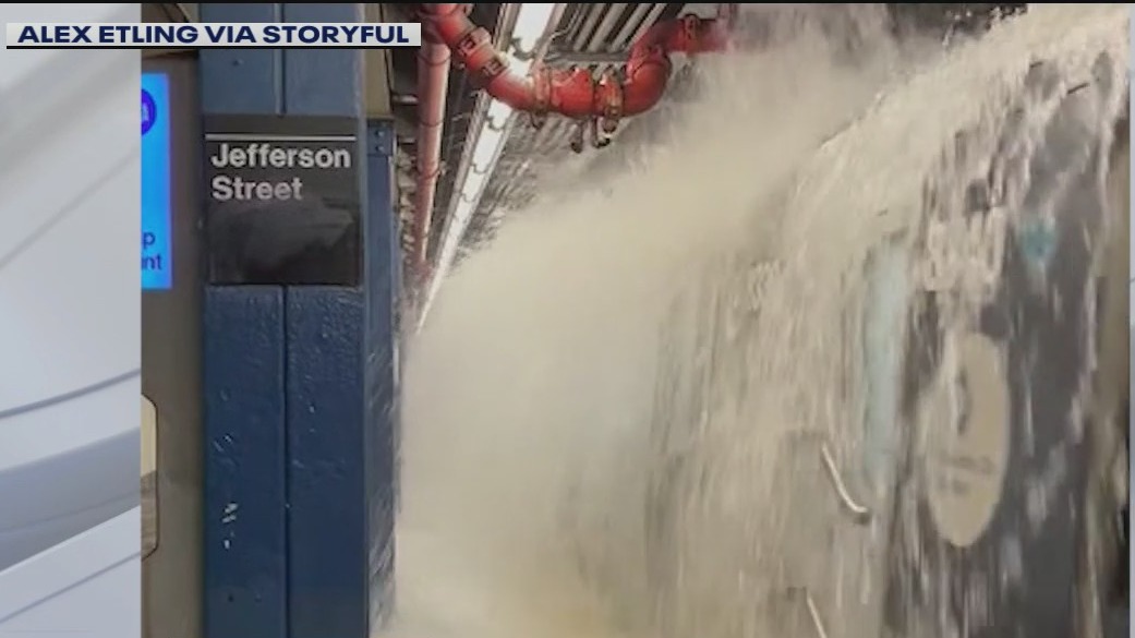 Restarting subway service following floods