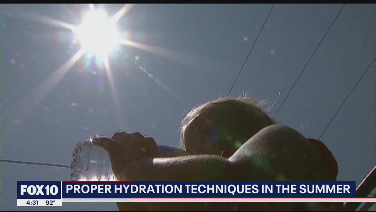 ASU professor talks about importance of properly hydrating yourself during the summer