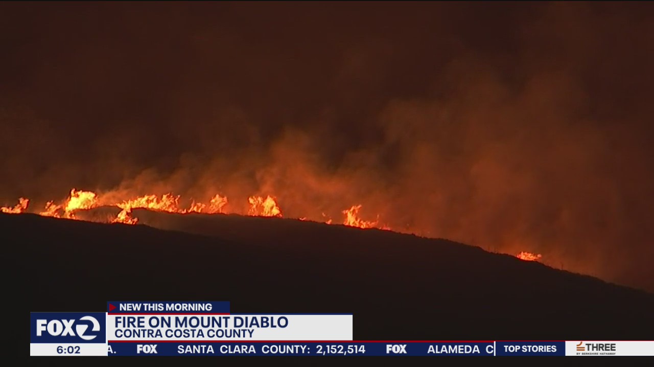 Fire on Mt. Diablo