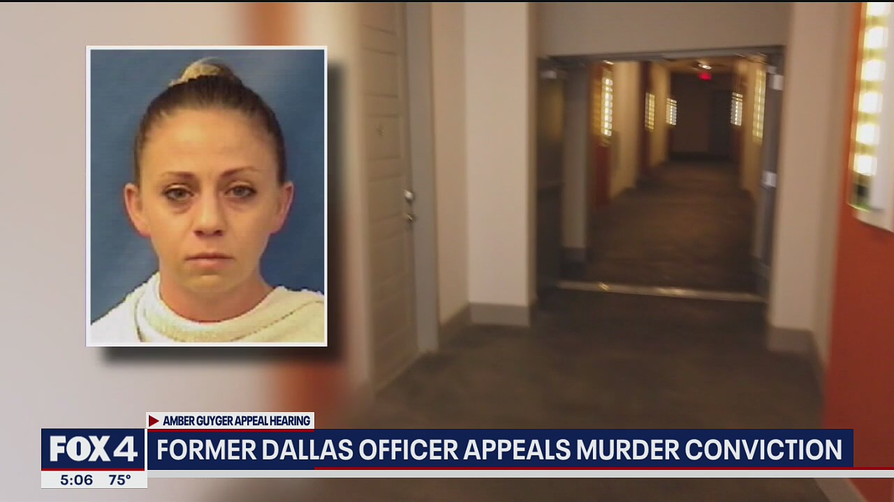 Former Dallas officer Amber Guyger appeals murder conviction