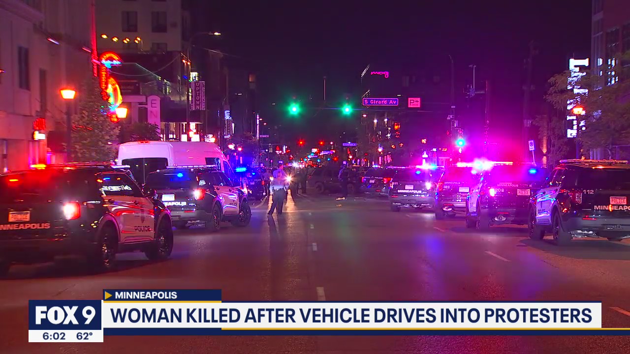 One dead after driver strikes a group of protesters in Uptown