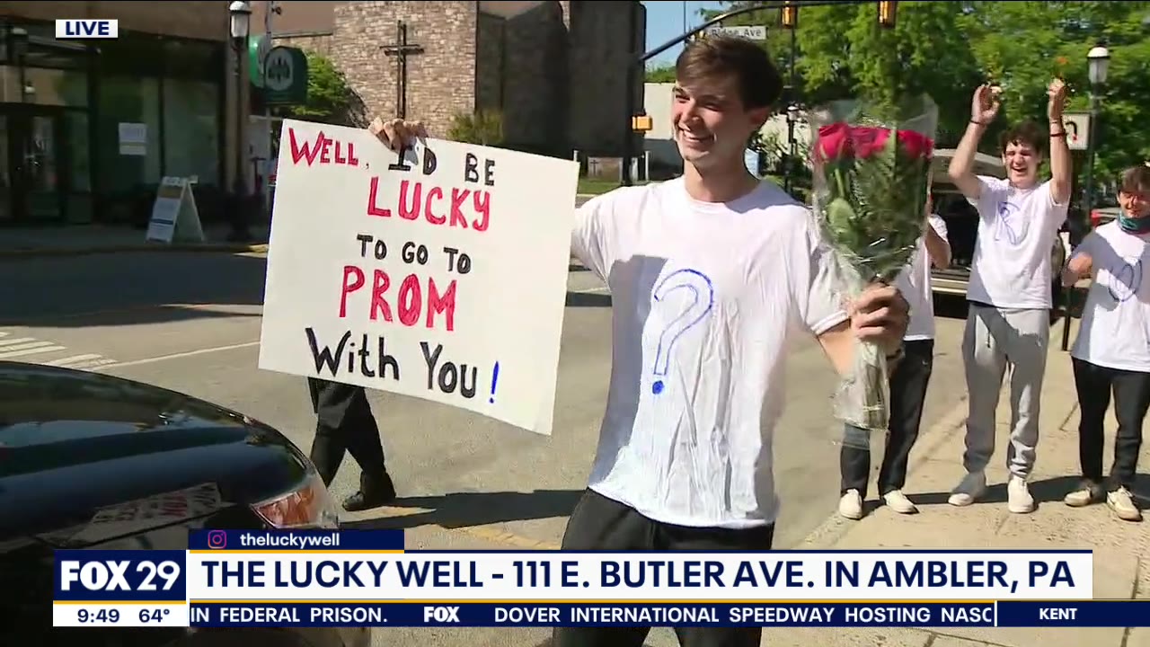 Surprise promposal crashes Jenn Fred's hit a local BBQ joint