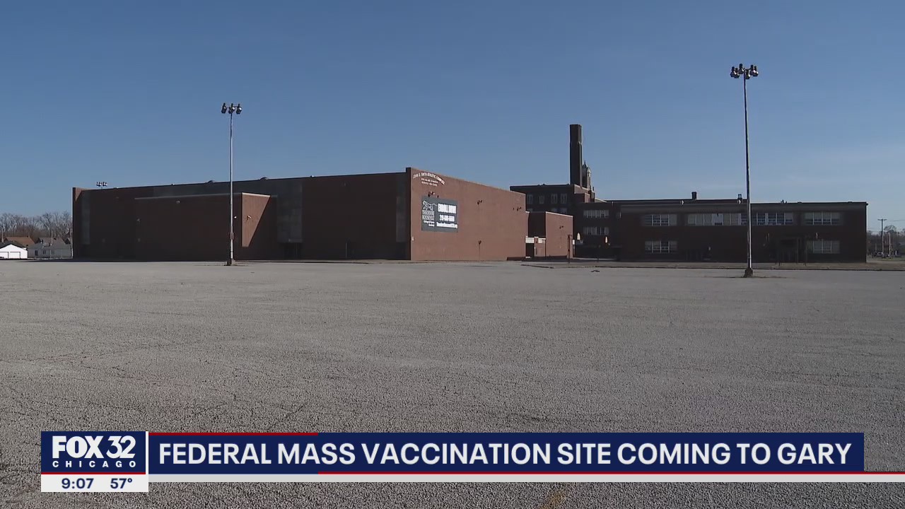 Federal mass vaccination site coming to Gary, Indiana