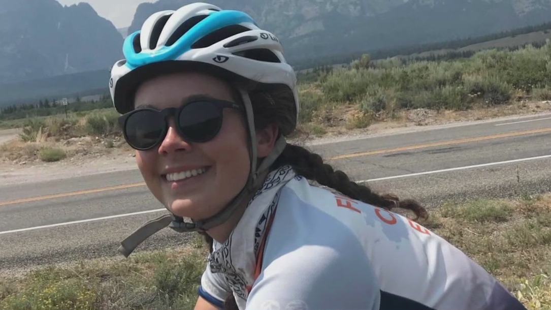 Survivor biking cross country to raise awareness for ovarian cancer