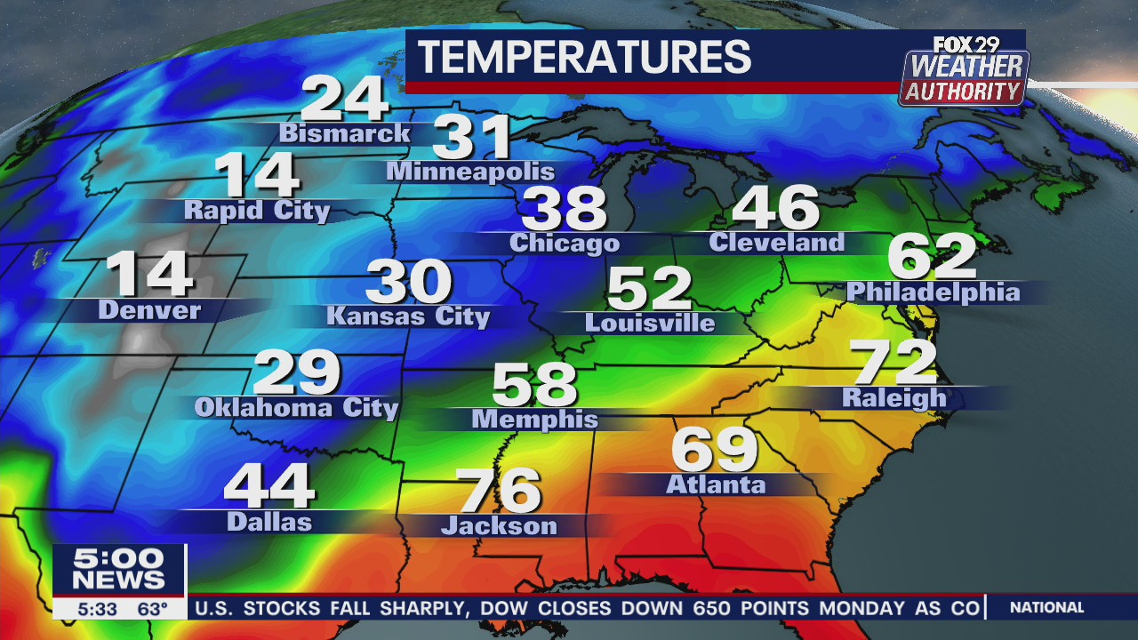FOX 29 Weather Authority 7-day forecast