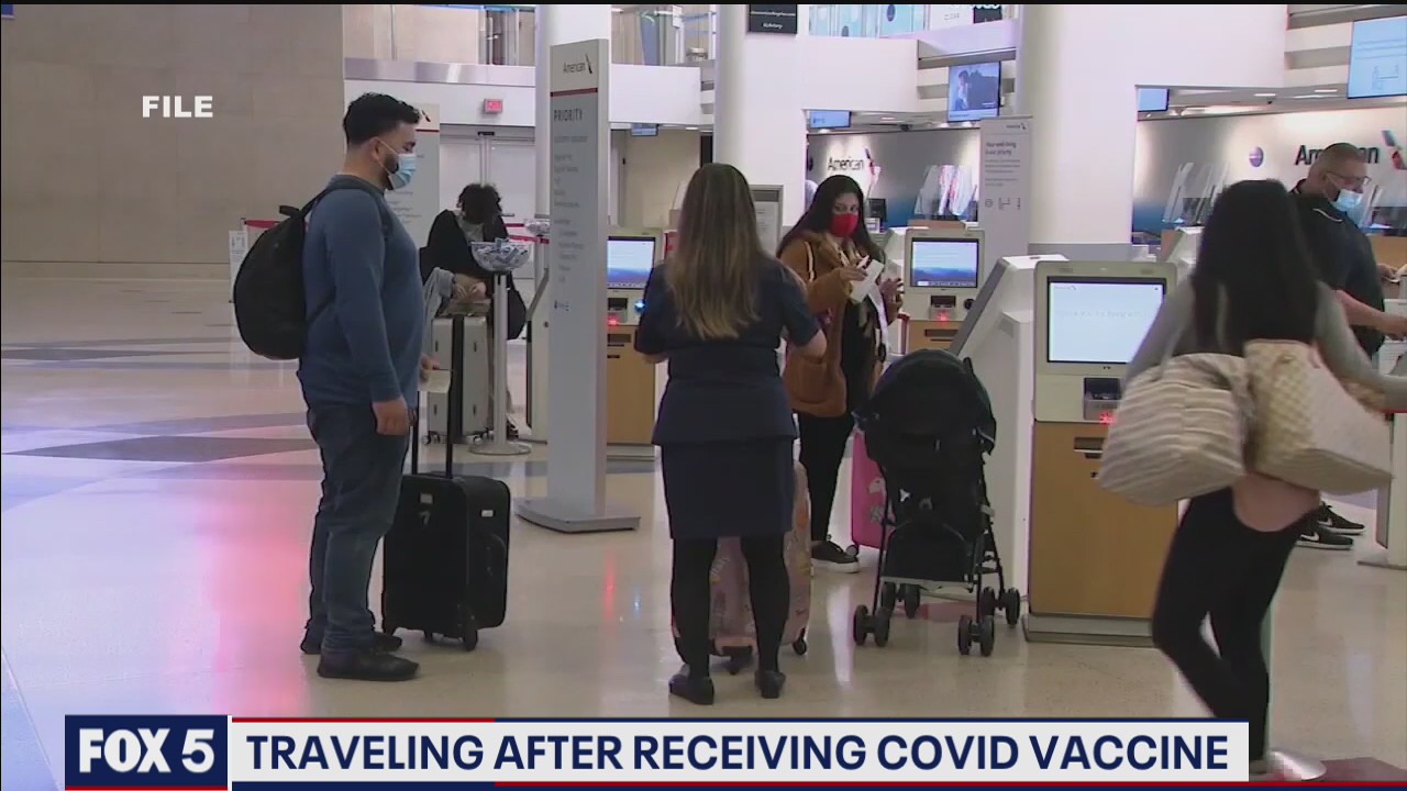 Traveling after receiving COVID vaccine