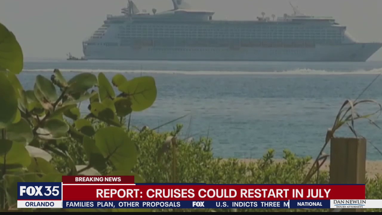 Report: Cruises could restart in July