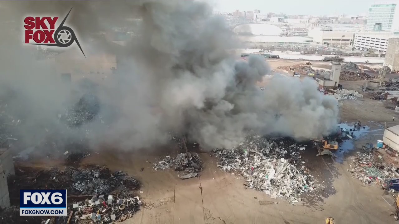MFD fights large recycling plant fire on city's south side