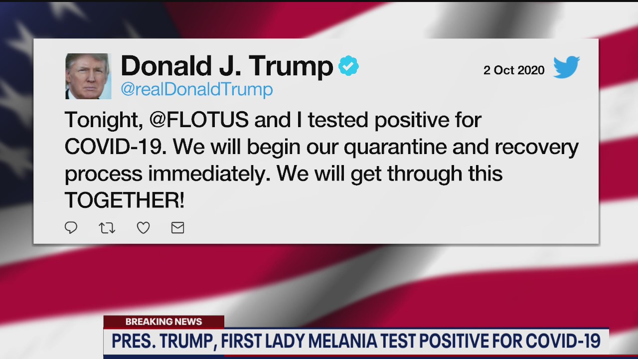 President Trump and first lady test positive for COVID-19