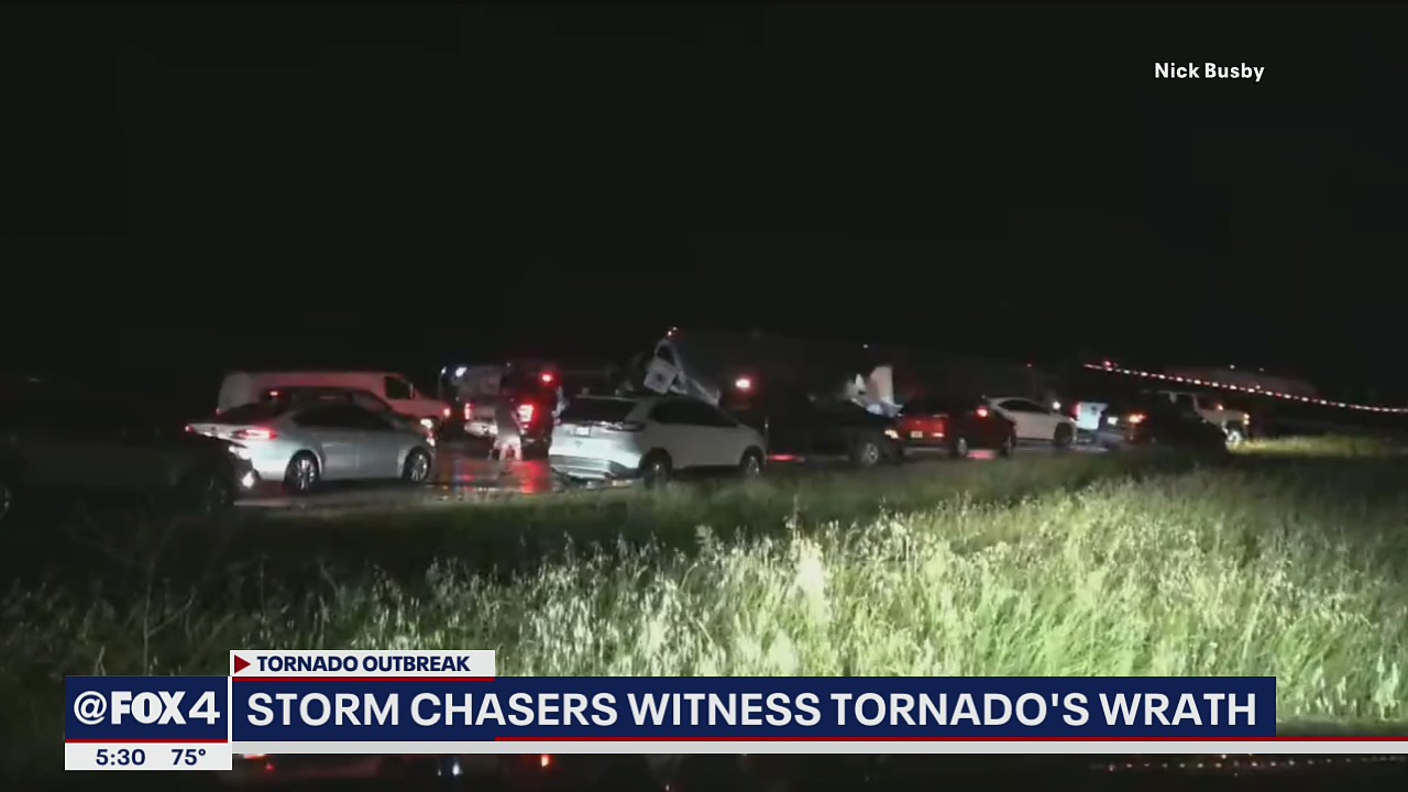 FOX 4 storm chasers help rescue storm victims on Interstate 35 near Waxahachie