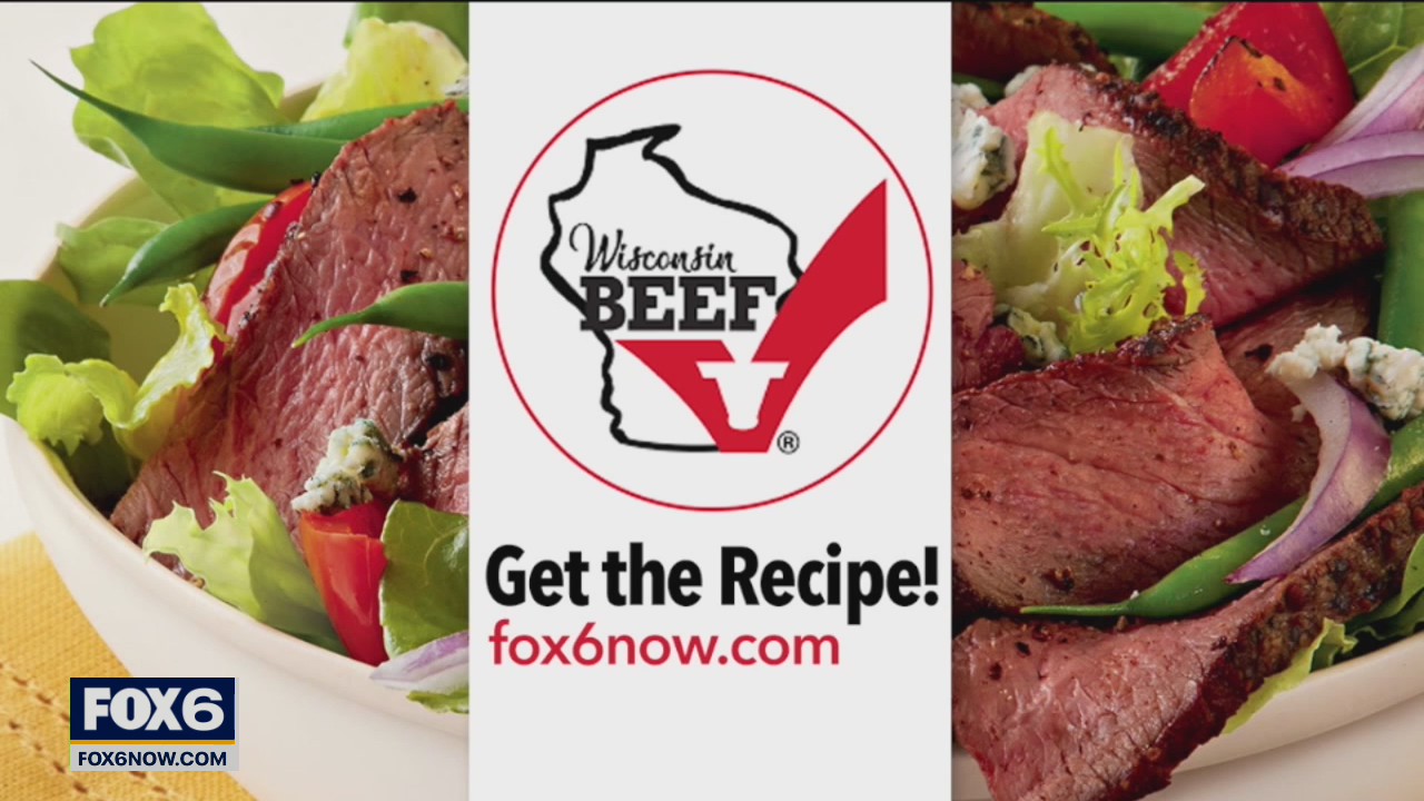Grilled beef tri=tip salad with balsamic dressing