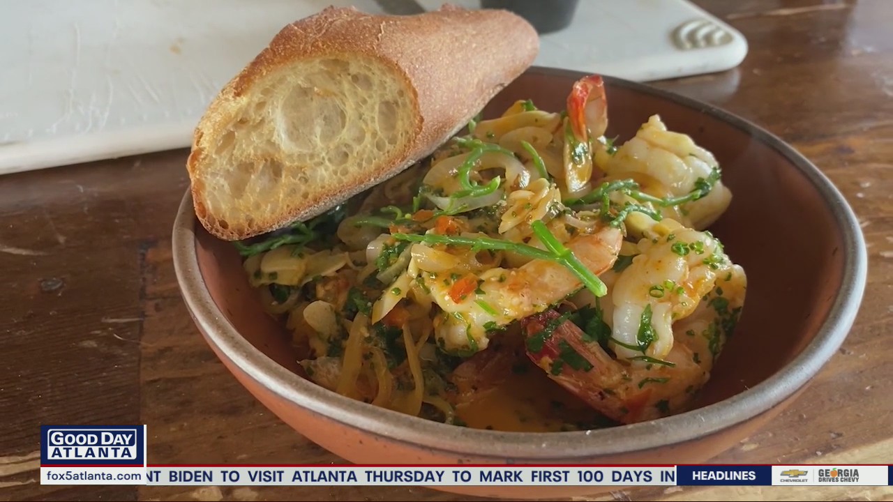 JCT Kitchen's chef Amadeus Lixfield shares his shrimp scampi recipe