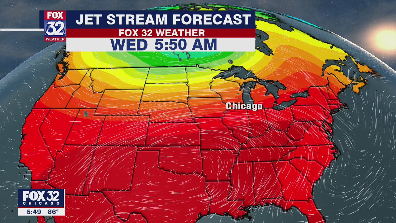 6 p.m. forecast for Chicagoland on July 10
